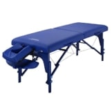 master massageliege blau