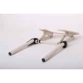 Promafit verstellbare Kopfstütze exclusive aus Aluminium - Kopfteil für Massageliegen - hochwertige Verarbeitung - Massagezubehör - kletthaftend - 1