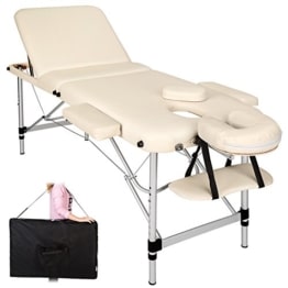tectake massageliege alu