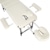 tectake massageliege weiss
